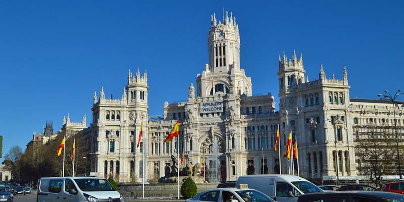 Madrid monument bulding